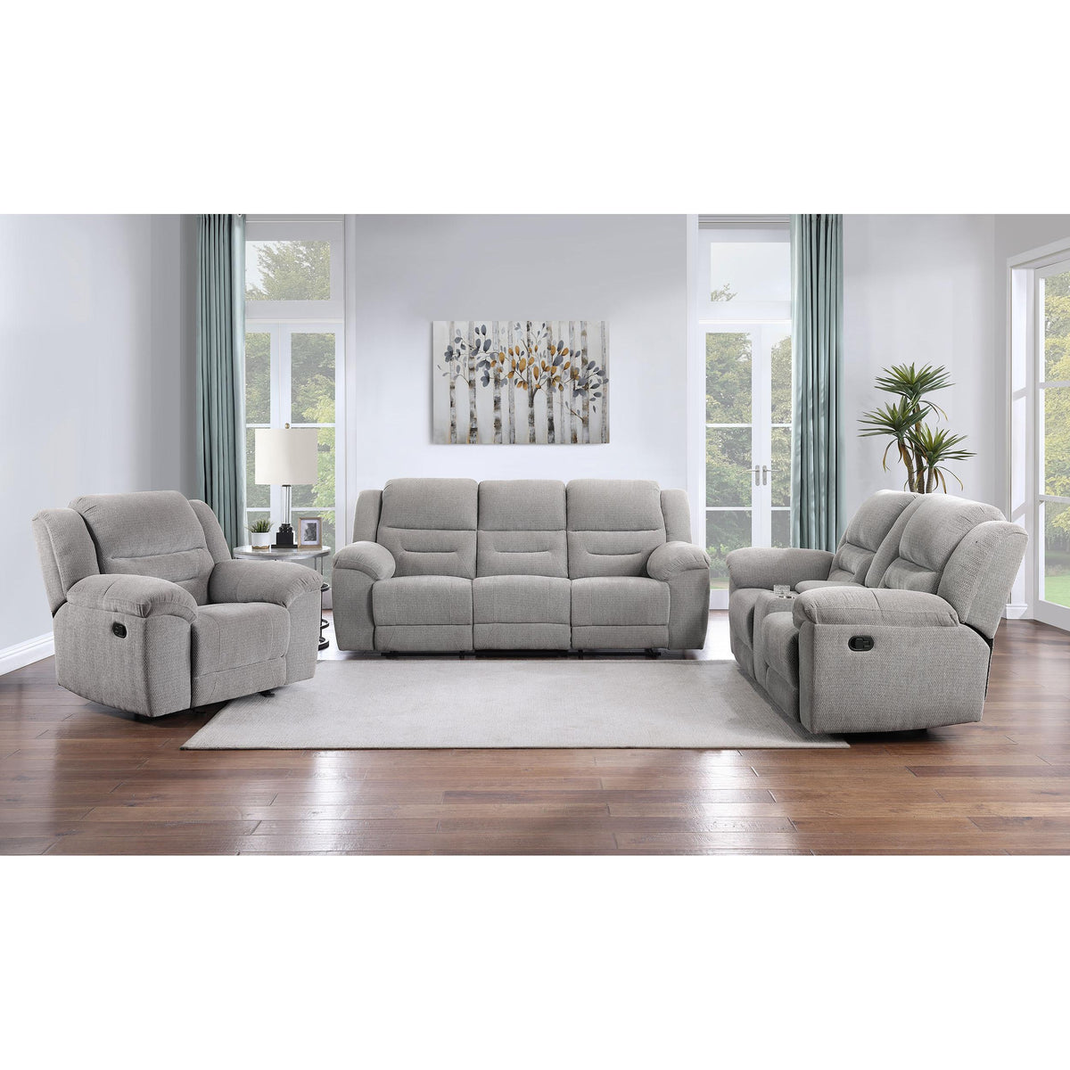 Coaster Furniture Gilson 602551-S3 3 pc Reclining Living Room Set IMAGE 2