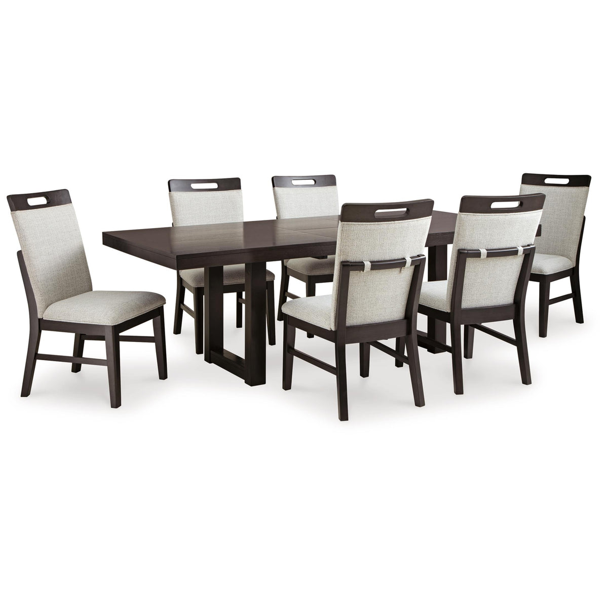 Signature Design by Ashley Neymorton D618D2 7 pc Dining Set IMAGE 2