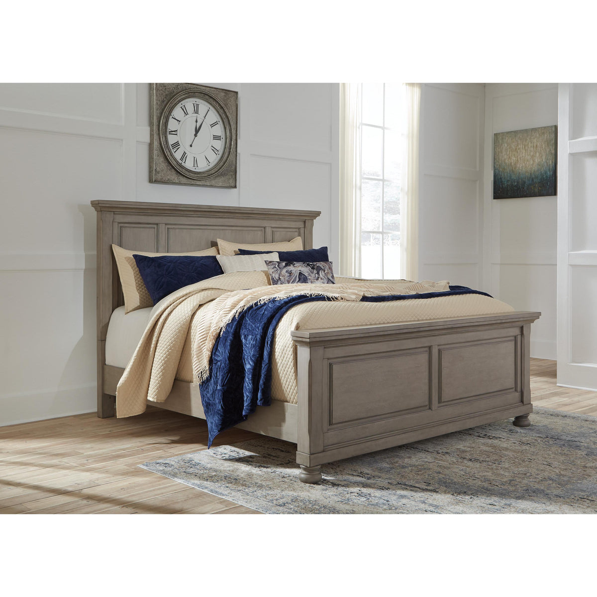 Signature Design by Ashley Lettner B733B48 7 pc King Panel Bedroom Set IMAGE 2