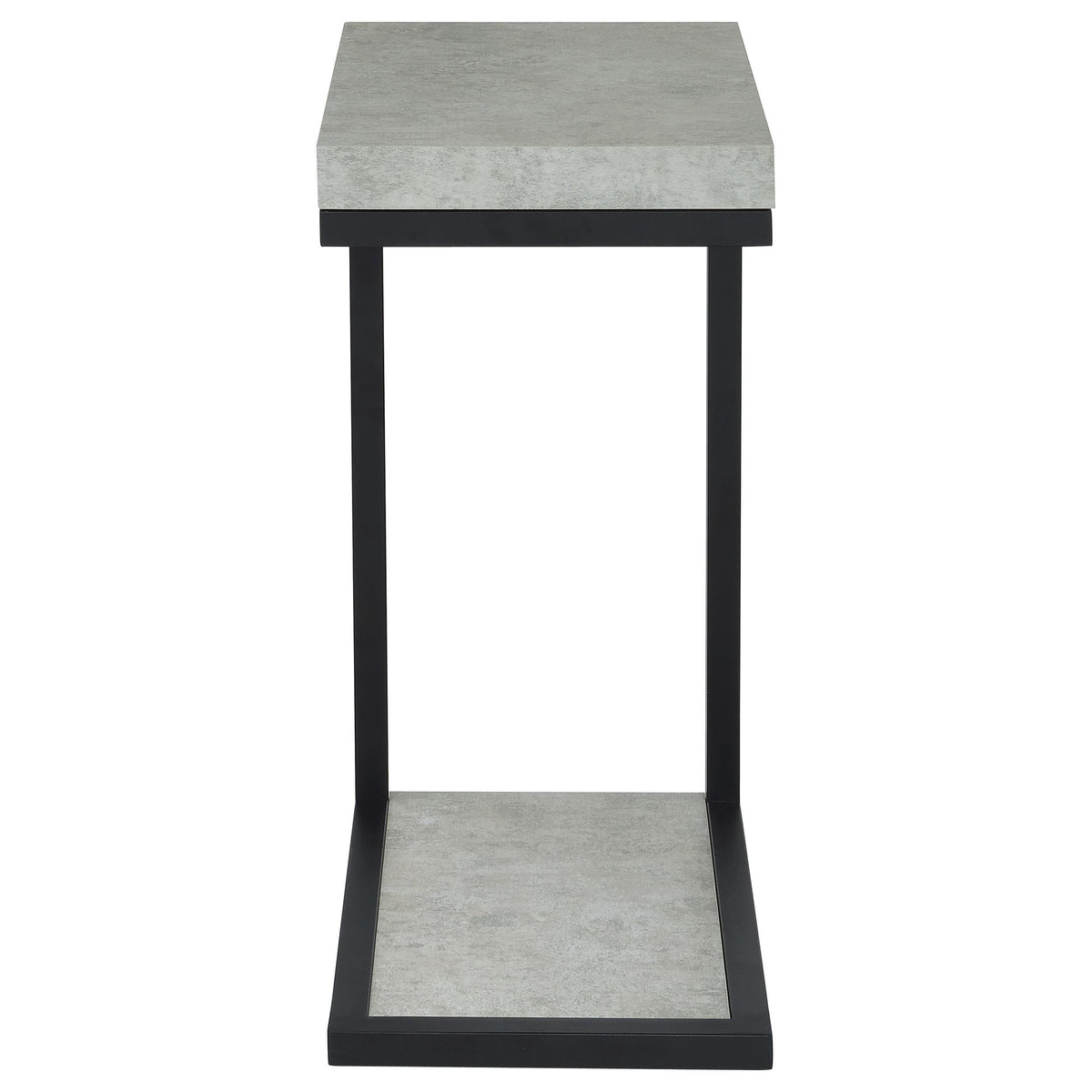 Coaster Furniture Beck 902933 Engineered Wood C-Shape Sofa Side Table - Cement IMAGE 2