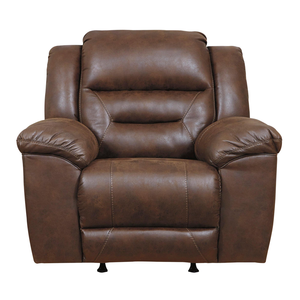Manufacturer Color_Chocolate Motion Type_Power -- Stoneland 3990498 Power Rocker Recliner IMAGE 1