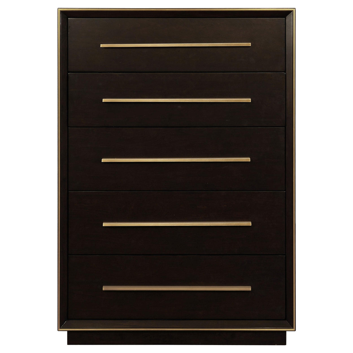 Coaster Furniture Durango 223265 5-Drawer Bedroom Chest - Smoked Peppercorn IMAGE 2