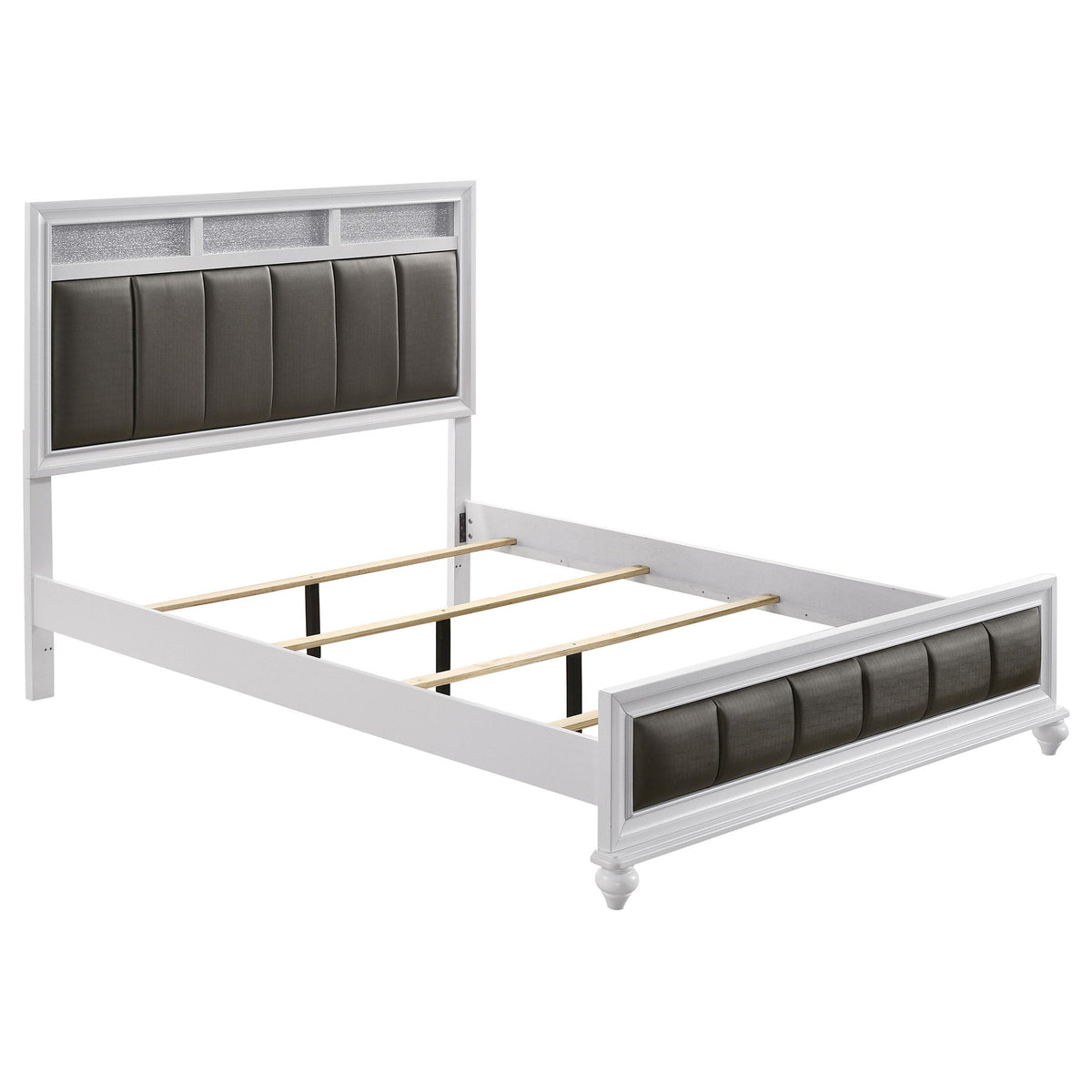 Size_Queen -- Coaster Furniture Barzini Upholstered Panel Bed IMAGE 1
