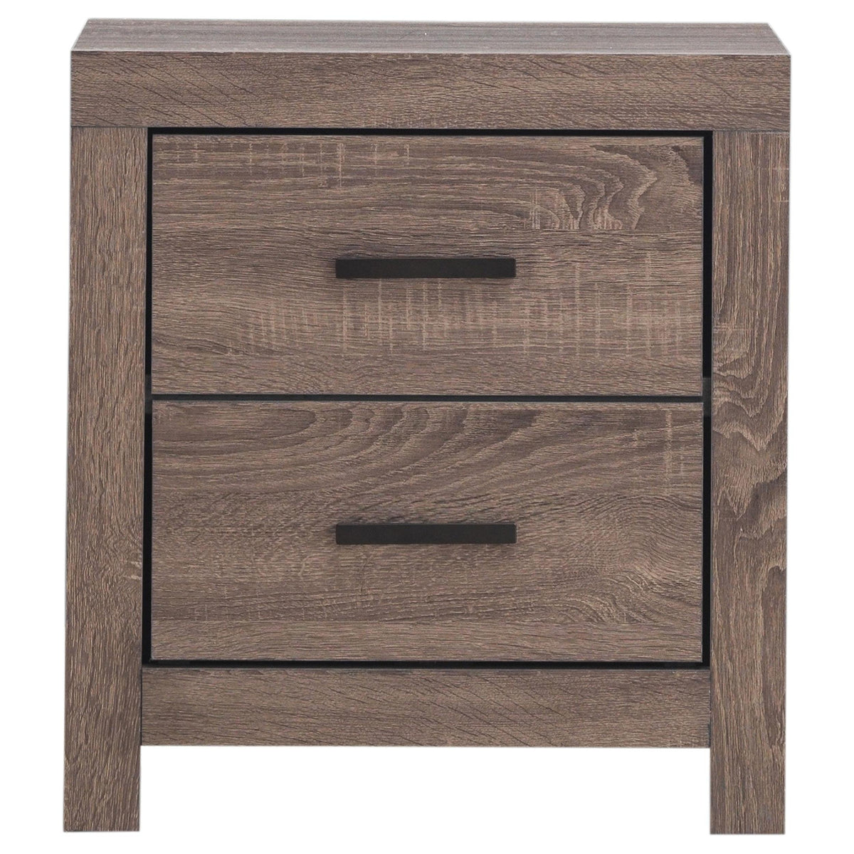 Coaster Furniture Brantford 207042 2-Drawer Nightstand - Barrel Oak IMAGE 2
