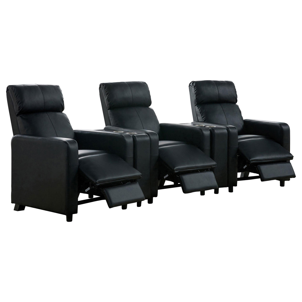 Coaster Furniture Toohey 600181-S3A 5 pc Home Theater Seating IMAGE 2