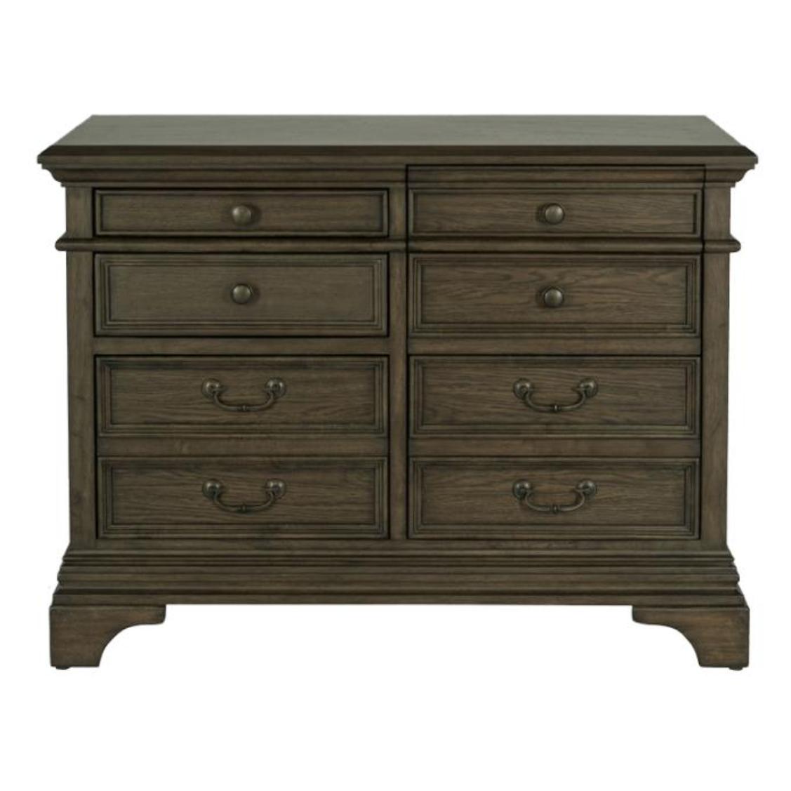 Coaster Furniture Hartshill 881284 5-Drawer Home Office File Cabinet - Burnished Oak IMAGE 2