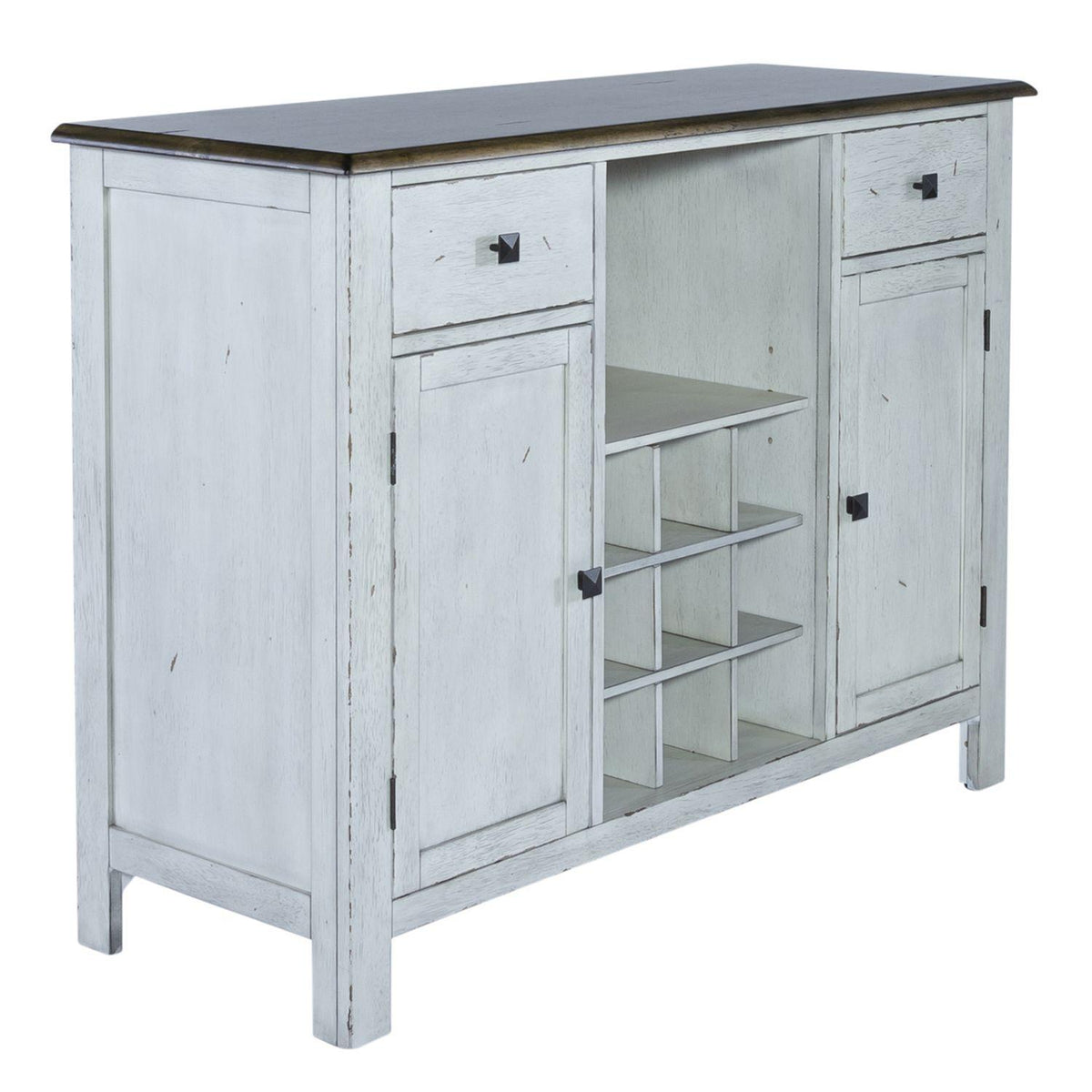 Liberty Furniture Industries Inc. Carolina Crossing 186W-SR4836 Server - White IMAGE 2