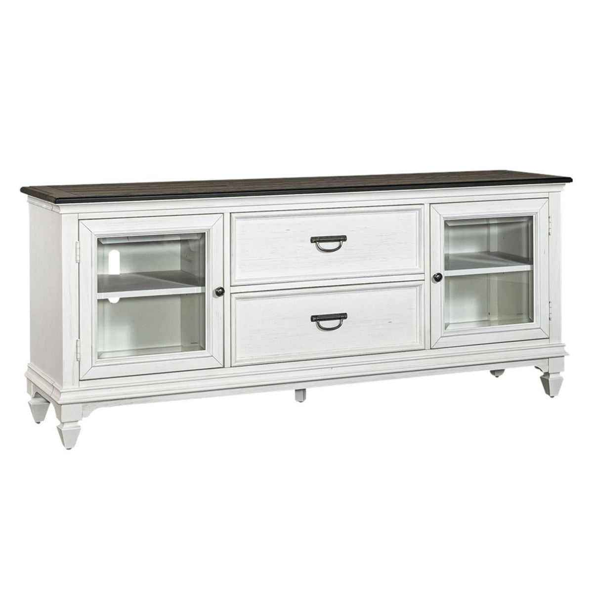 Liberty Furniture Industries Inc. Allyson Park 417-TV72 72 Inch Entertainment TV Stand IMAGE 2