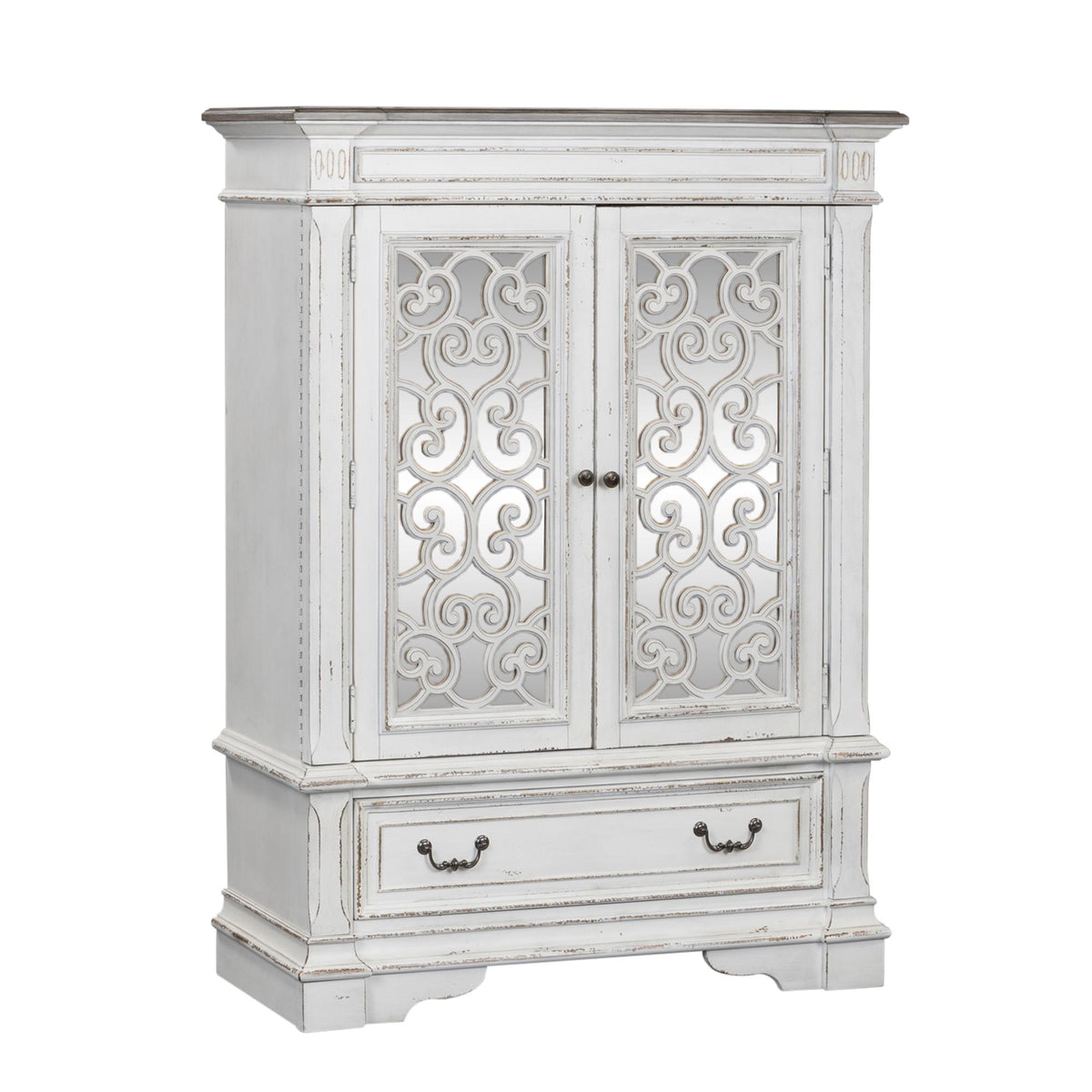 Liberty Furniture Industries Inc. Abbey Park 520-BR42 Mirrored Door Chest IMAGE 2