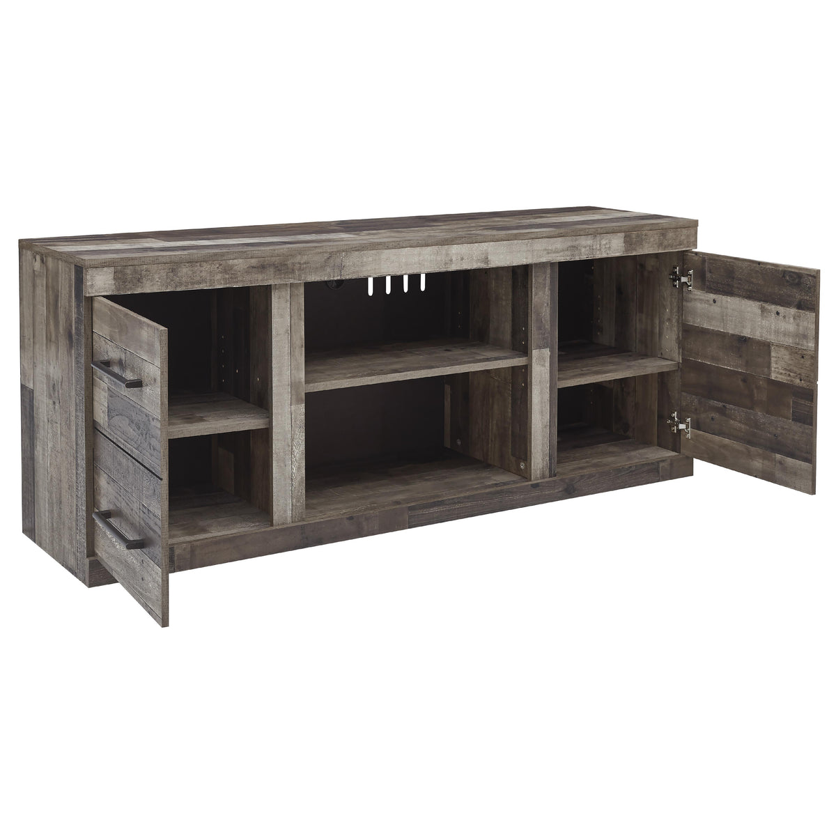 Signature Design by Ashley Derekson EW0200-268 Large TV Stand with Fireplace Option IMAGE 2