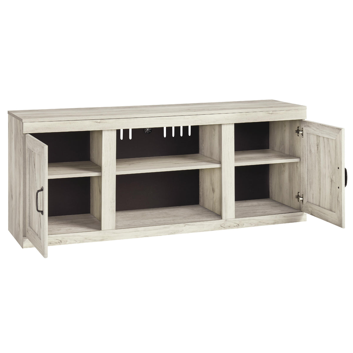 Signature Design by Ashley Bellaby EW0331-268 Large TV Stand with Fireplace Option IMAGE 2