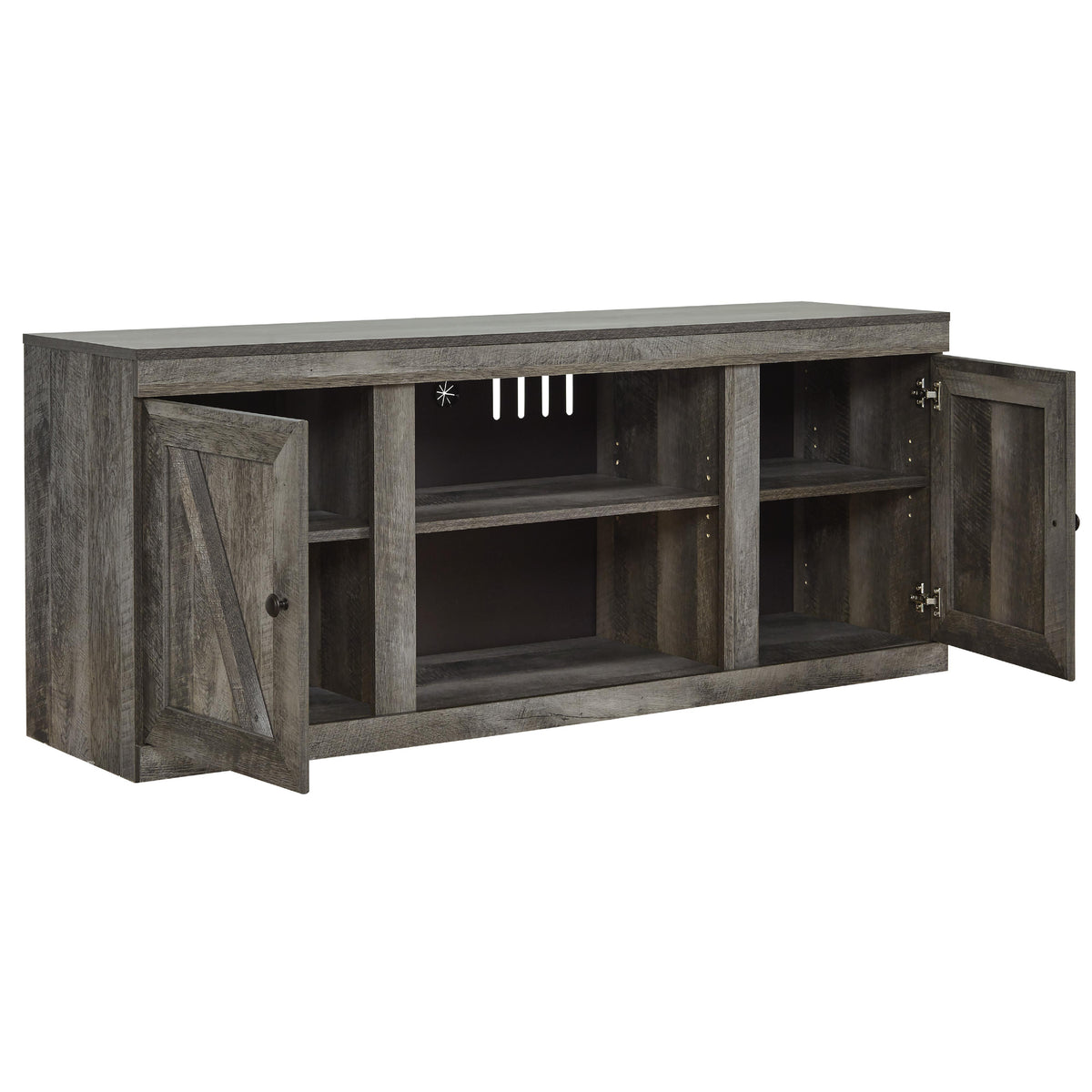 Signature Design by Ashley Wynnlow EW0440-268 Large TV Stand with Fireplace Option IMAGE 2