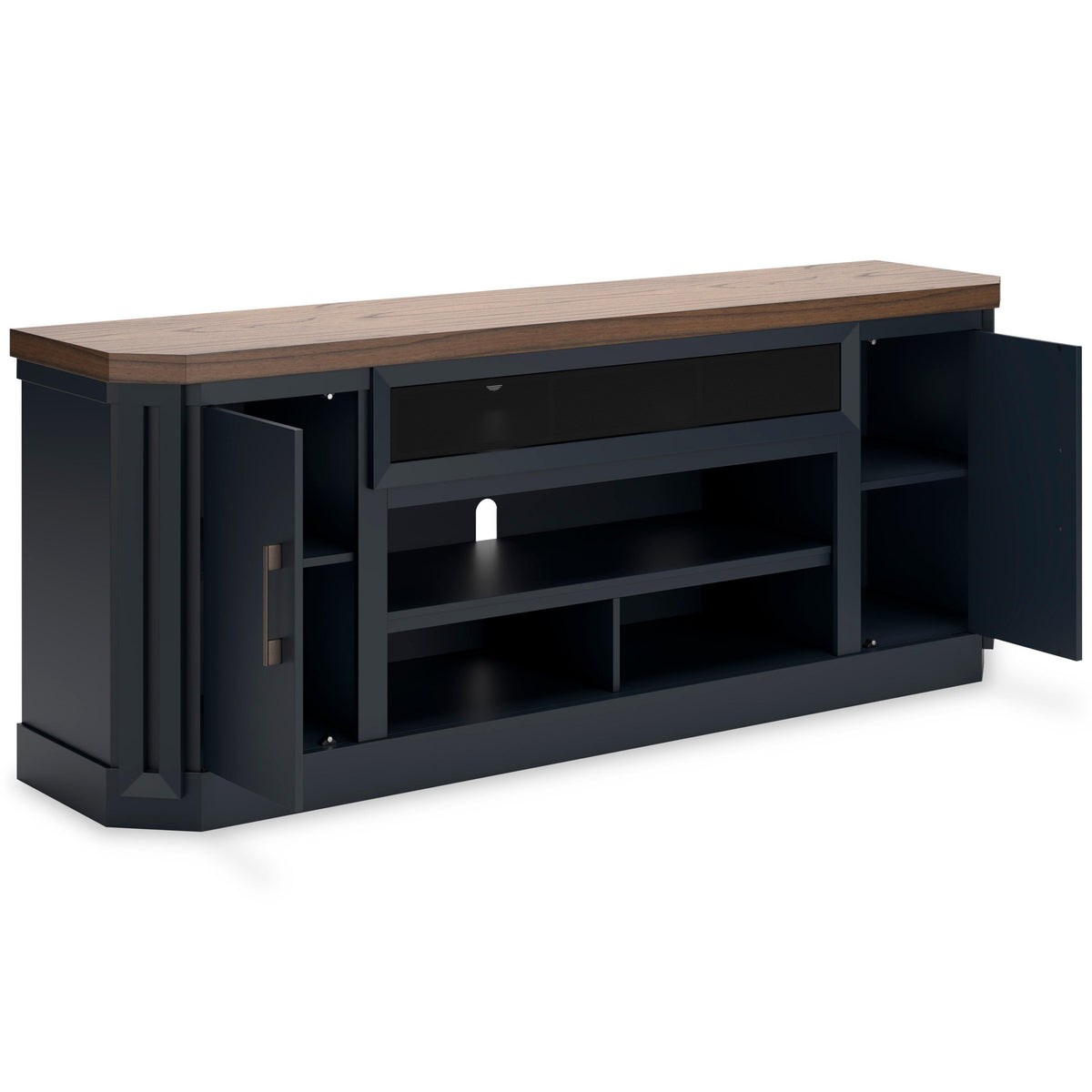 Signature Design by Ashley Landocken W402-68 XL TV Stand with Fireplace Option IMAGE 2