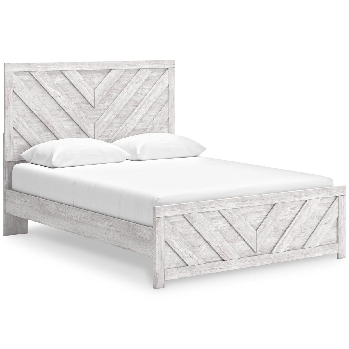 Size_Queen -- Cayboni B3788B4 Queen Panel Bed IMAGE 1