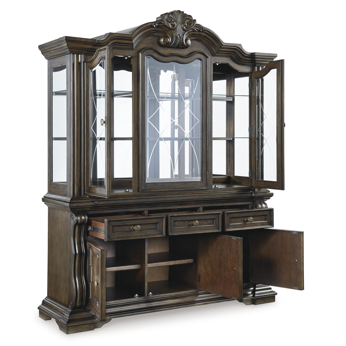 Signature Design by Ashley Maylee D947D1 Dining Buffet and Hutch IMAGE 2