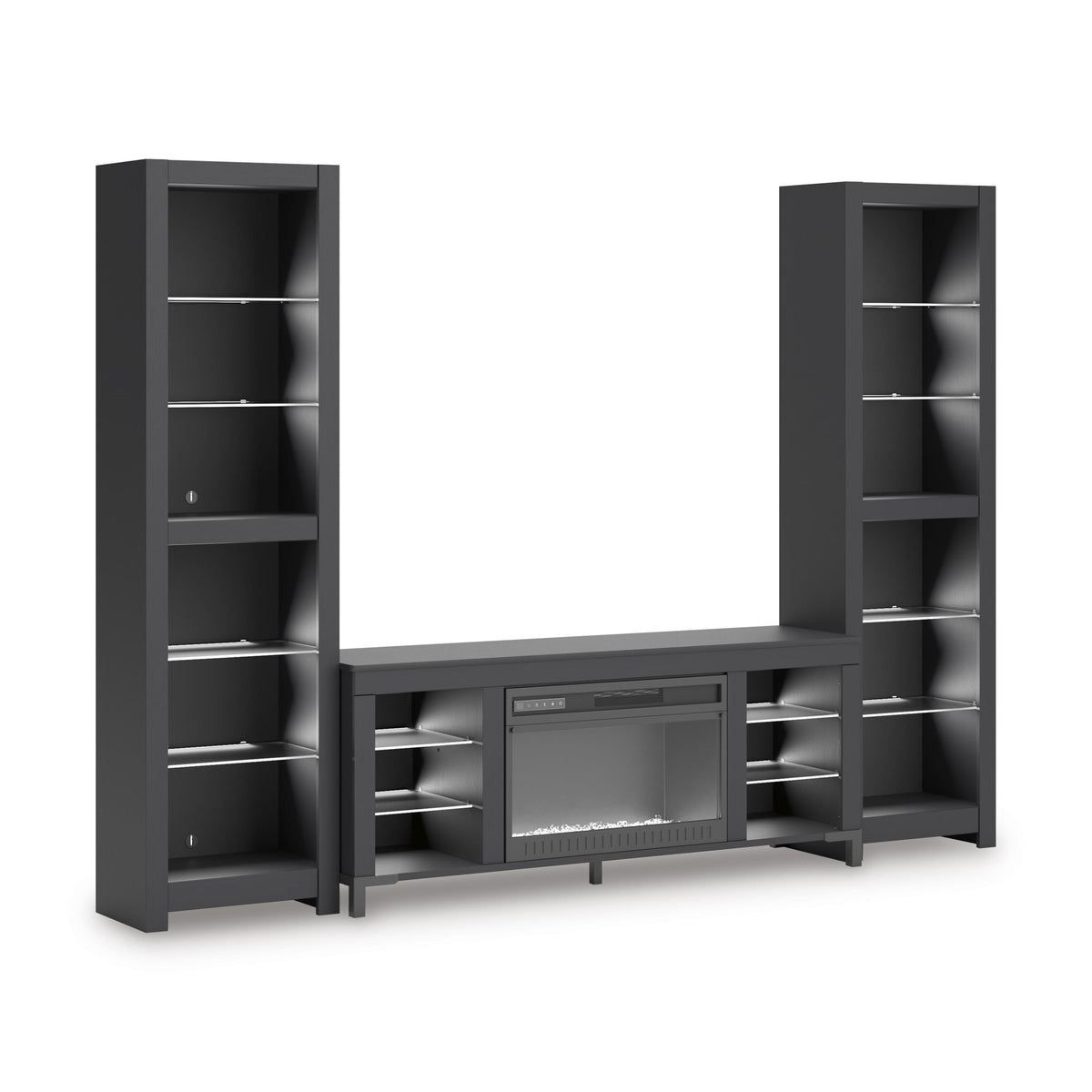 Signature Design by Ashley Cayberry W2721W2 3 pc Entertainment Center with Electric Fireplace IMAGE 2