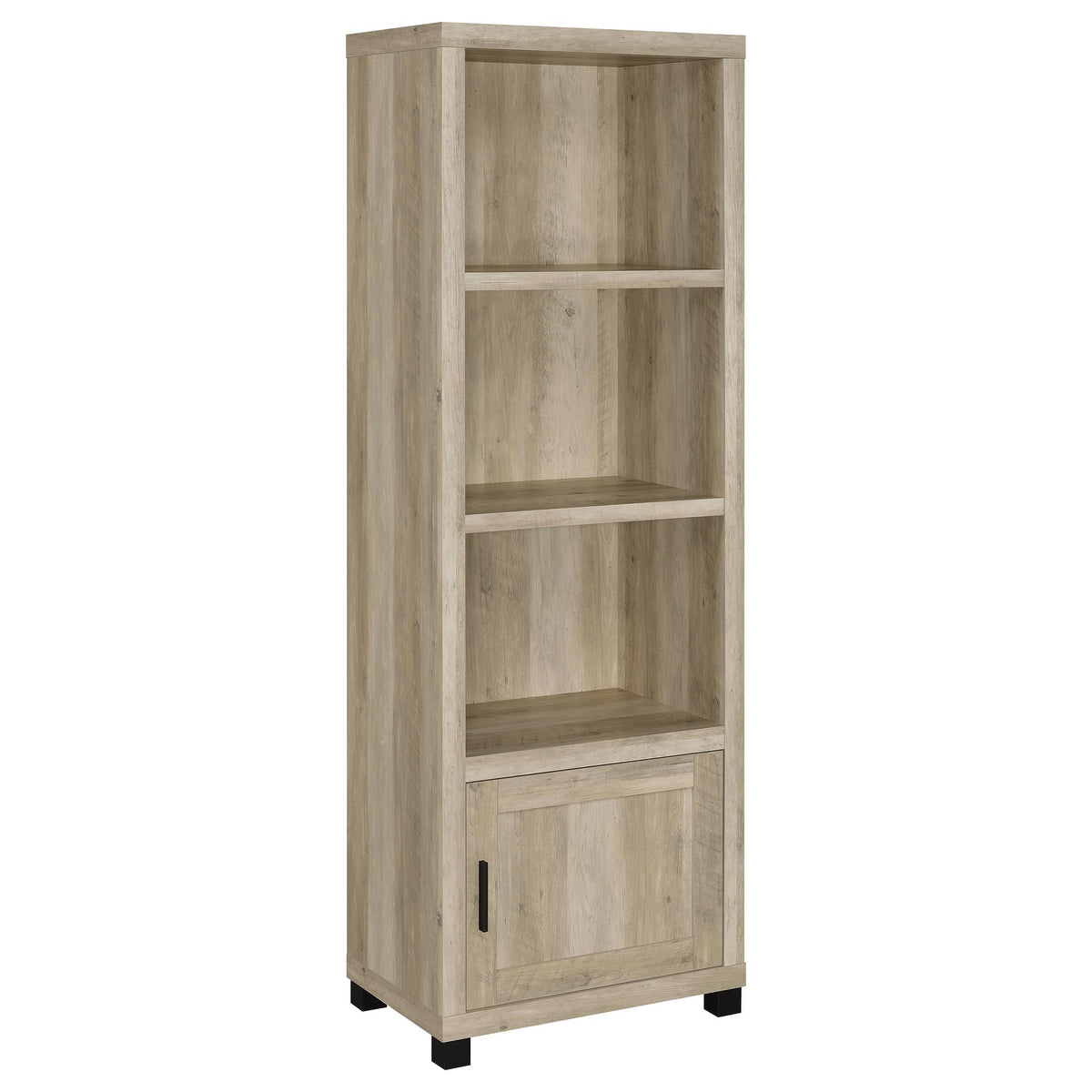 Coaster Furniture Sachin 736283-SET 3-piece Entertainment Center with 79" TV Stand - Antique Pine IMAGE 2