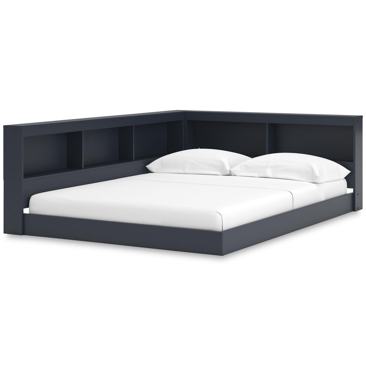 Size_Full -- Simmenfort EB1528B4 Full Bookcase Storage Bed IMAGE 1