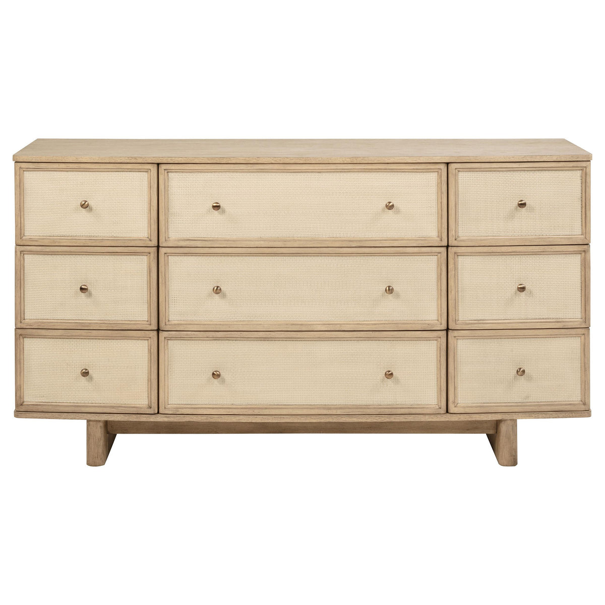 Coaster Furniture Kailani 225043 9-Drawer Dresser Cabinet - Beige Oak IMAGE 2