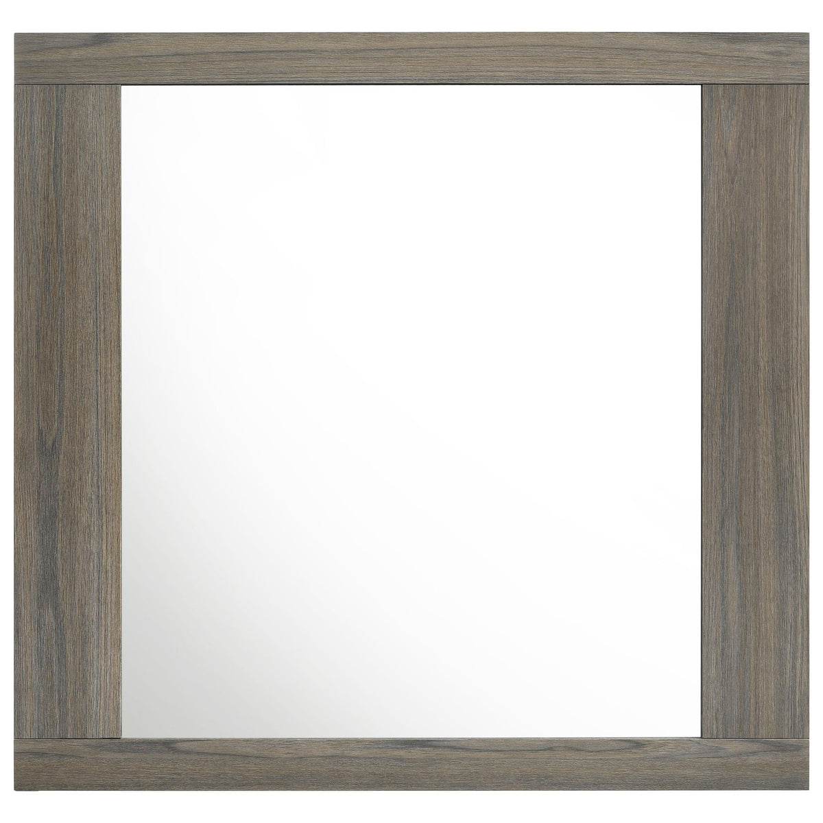Coaster Furniture Fenwick 224984 Dresser Mirror - Grey Oak IMAGE 2