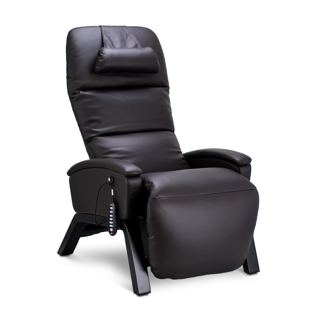 Svago Lite Zero Gravity Recliner-Massage Chair-Svago-Svago Lite Zero Gravity Recliner Brown and Black-New Braunfels Mattress Company