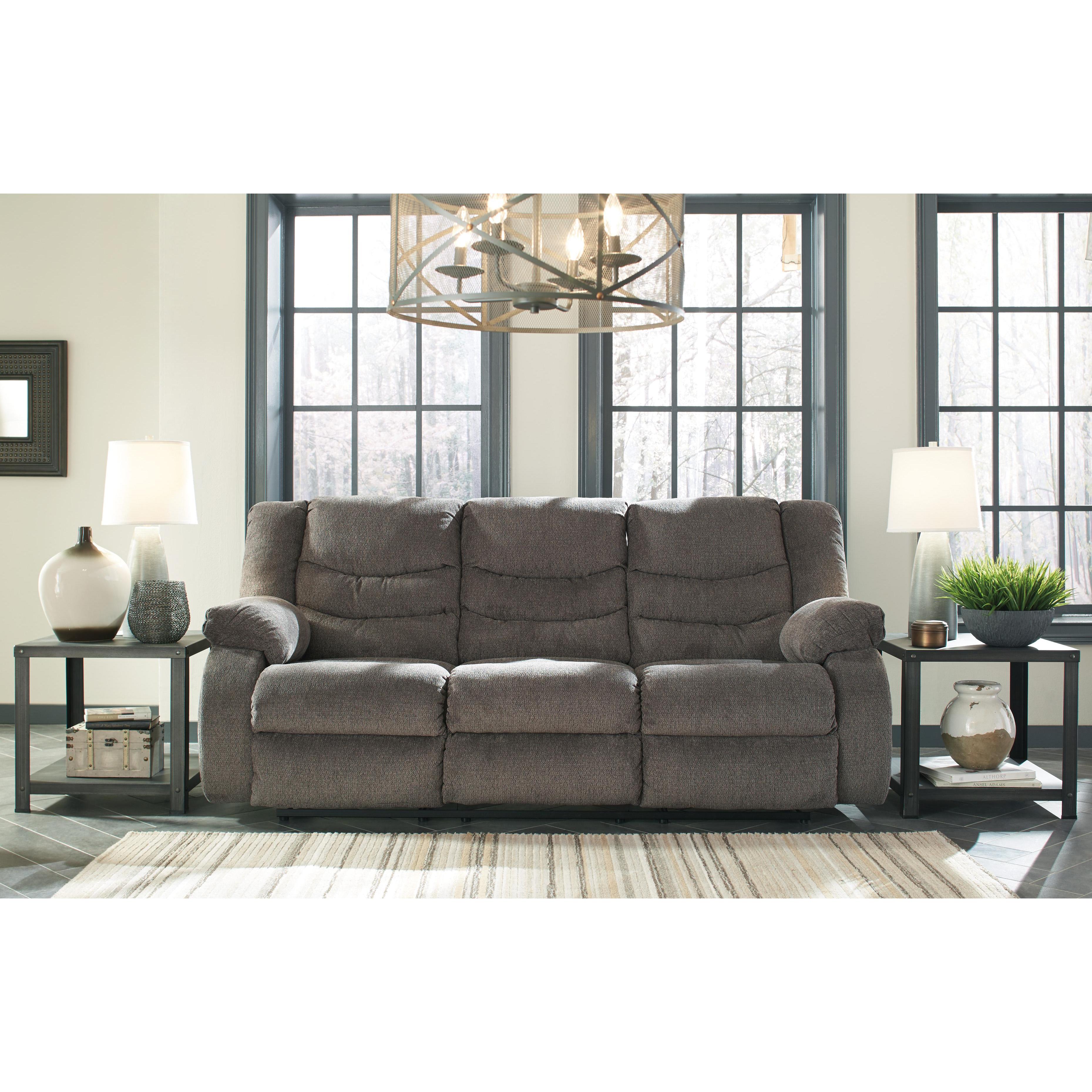  Signature Design by Ashley Tulen 98606U1 2 pc Reclining Living Room Set IMAGE 4