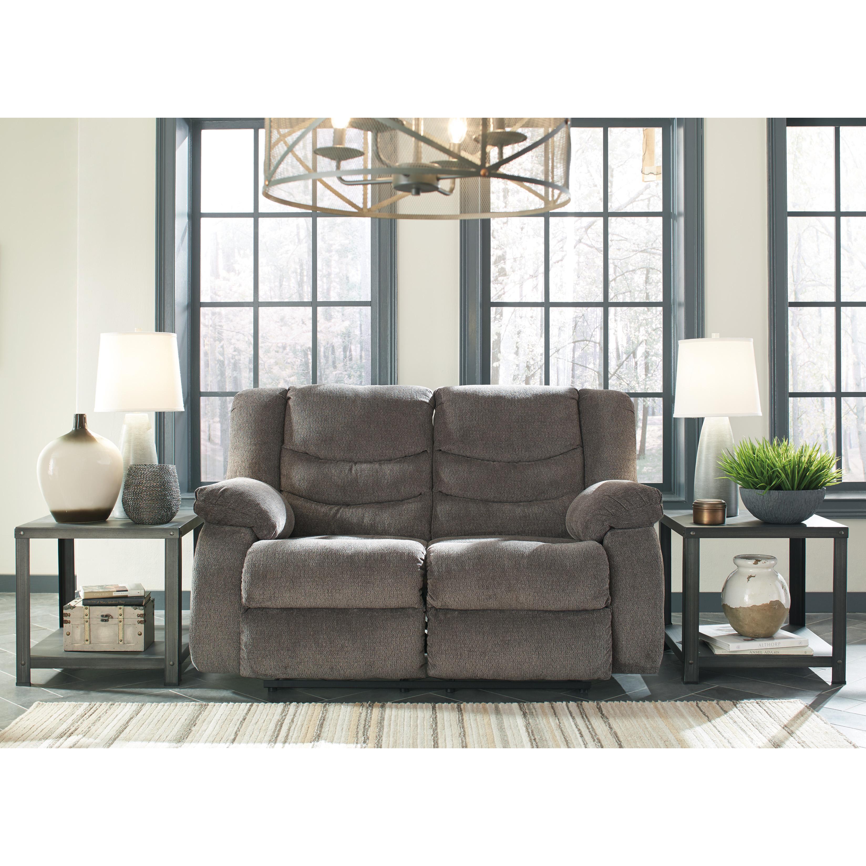  Signature Design by Ashley Tulen 98606U1 2 pc Reclining Living Room Set IMAGE 5
