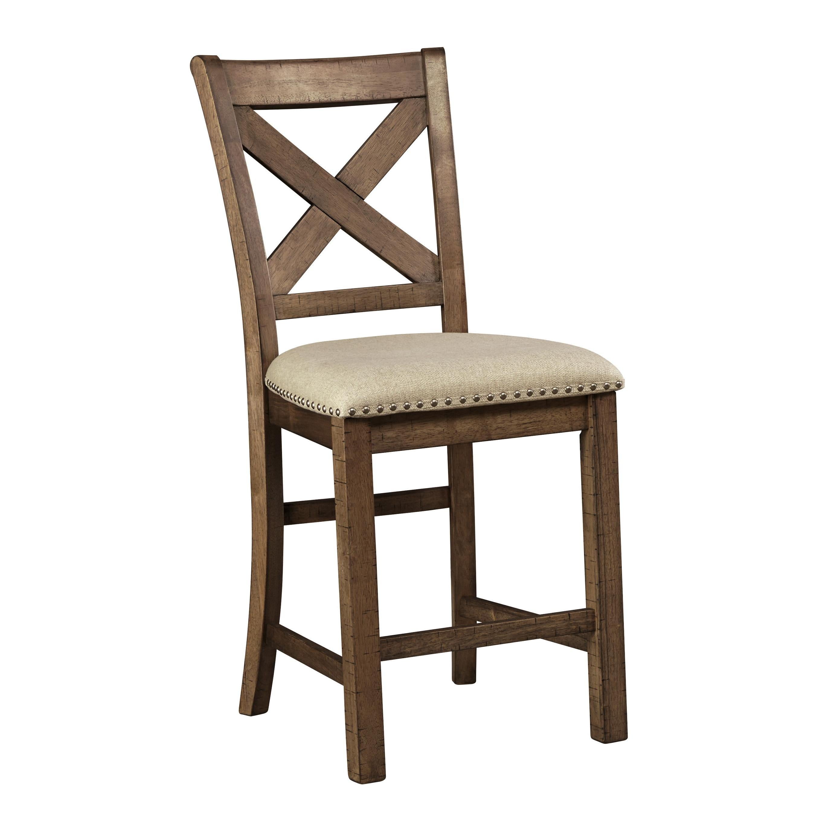  Signature Design by Ashley Moriville D631D10 7 pc Counter Height Dining Set IMAGE 3
