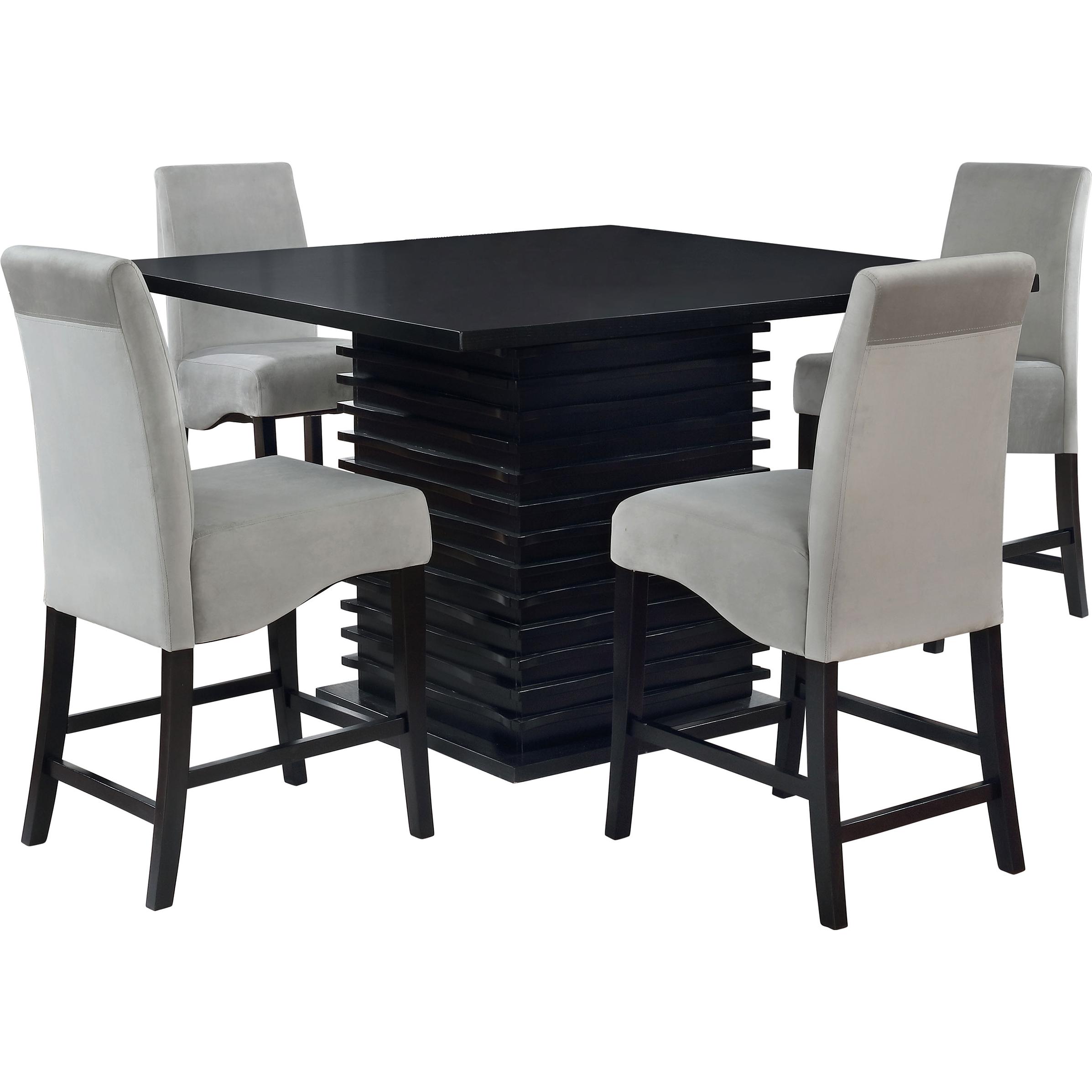  Coaster Furniture Stanton 102068 5 pc Counter Height Dining Set IMAGE 2