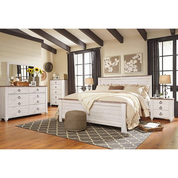 Signature Design by Ashley Willowton B267 5 pc King Panel Bedroom Set
