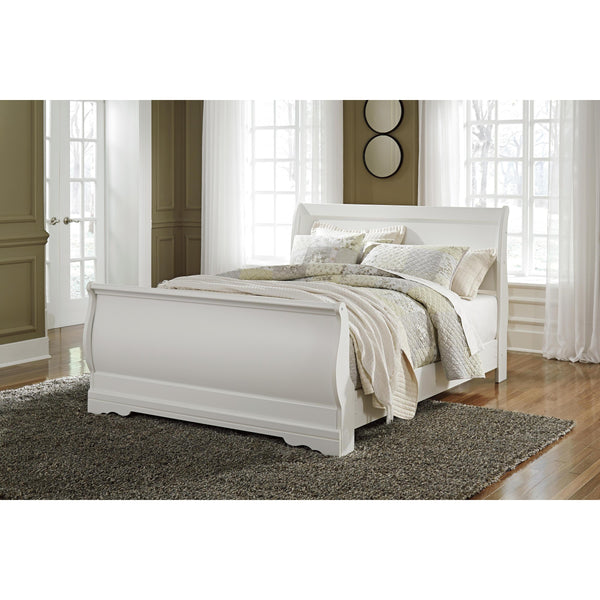 Signature Design by Ashley Anarasia B129B9 6 pc Queen Sleigh Bedroom Set