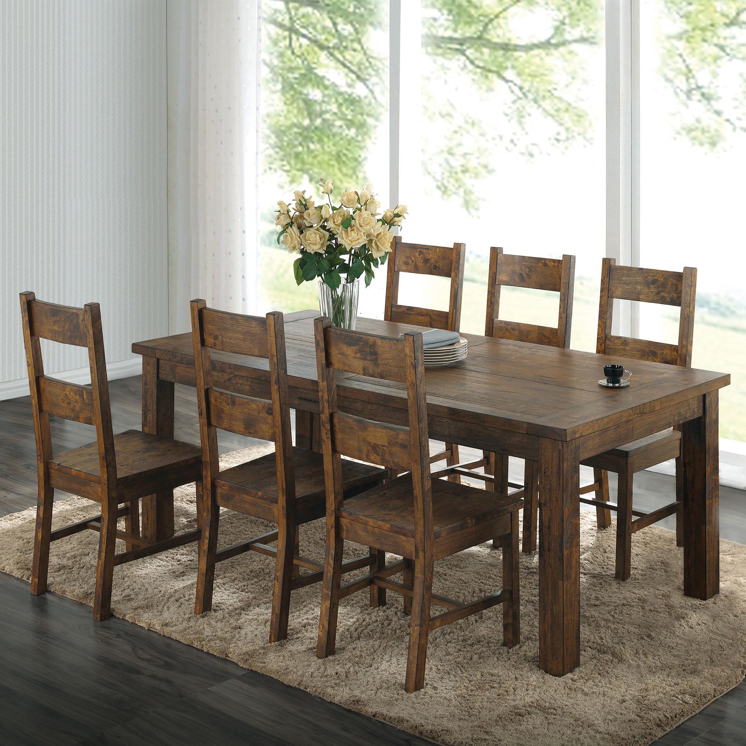 Coaster Furniture Coleman 107041 7 pc Dining Set IMAGE 1