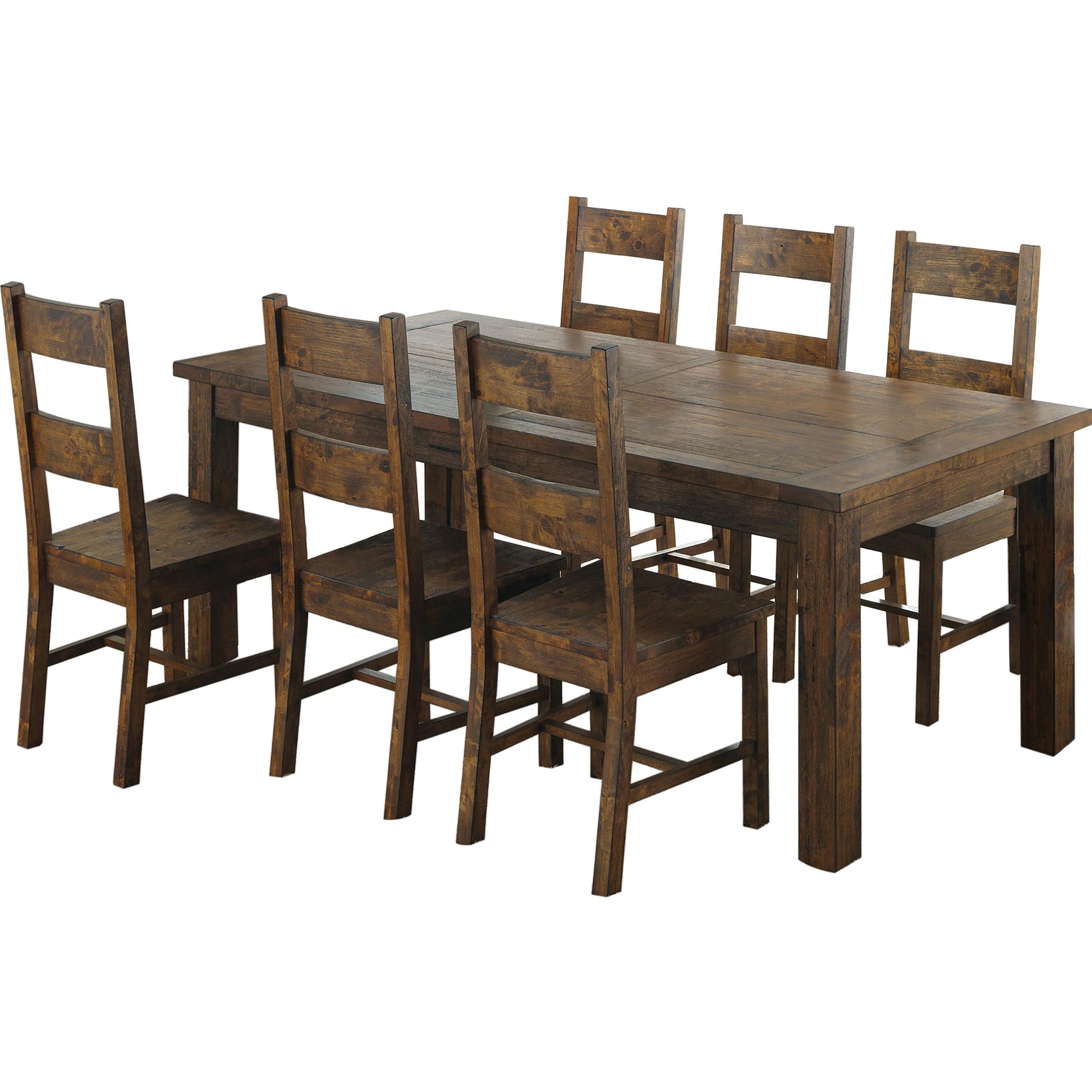  Coaster Furniture Coleman 107041 7 pc Dining Set IMAGE 2
