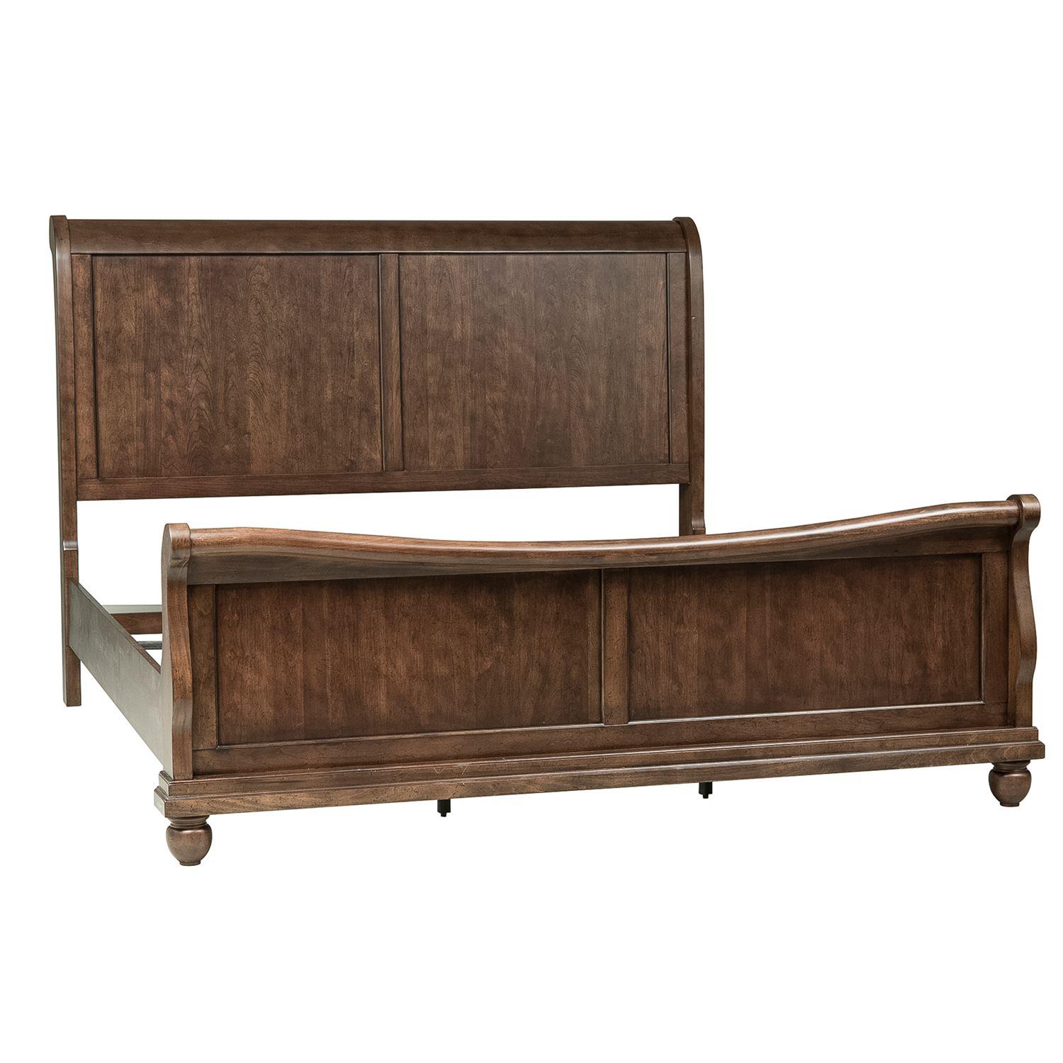  Size_Queen --  Liberty Furniture Industries Inc. Rustic Traditions Sleigh Bed IMAGE 2