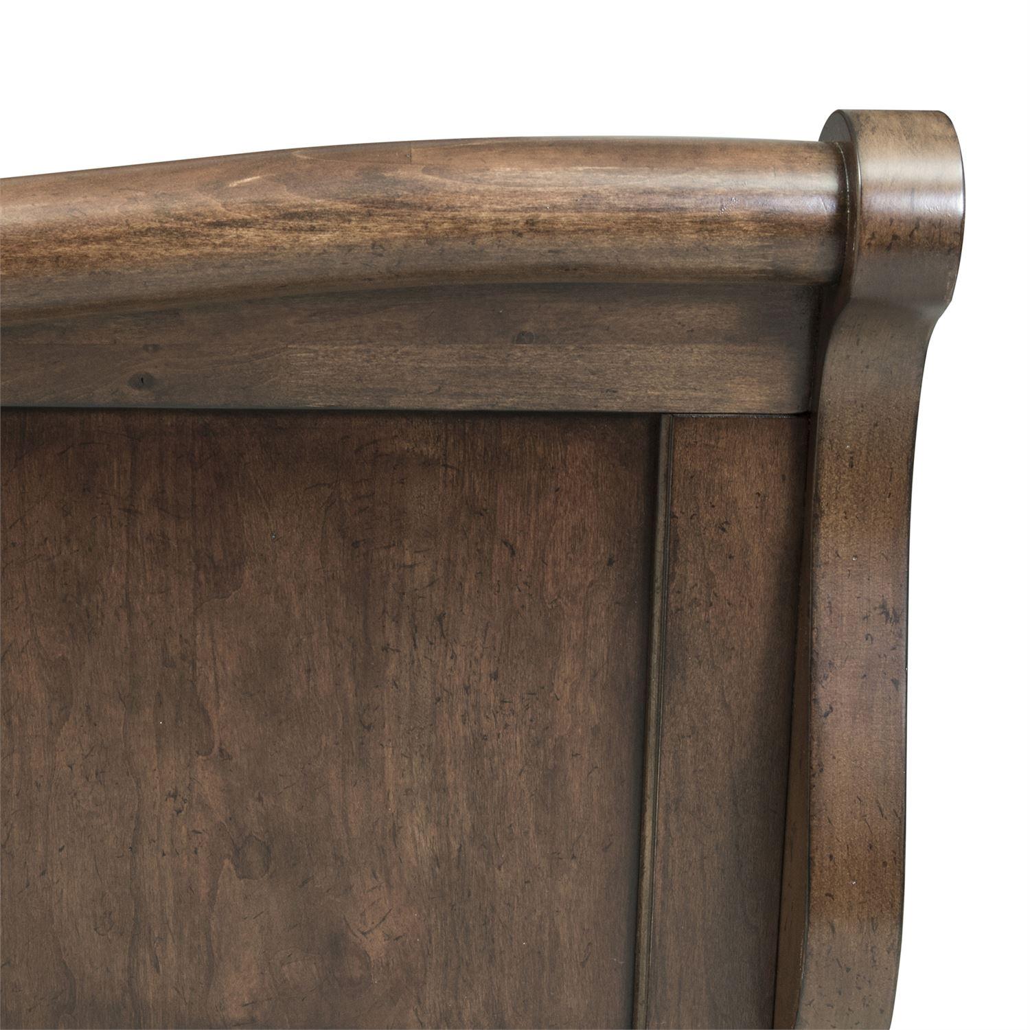  Size_King --  Rustic Traditions 589-BR-KSL King Sleigh Bed IMAGE 7
