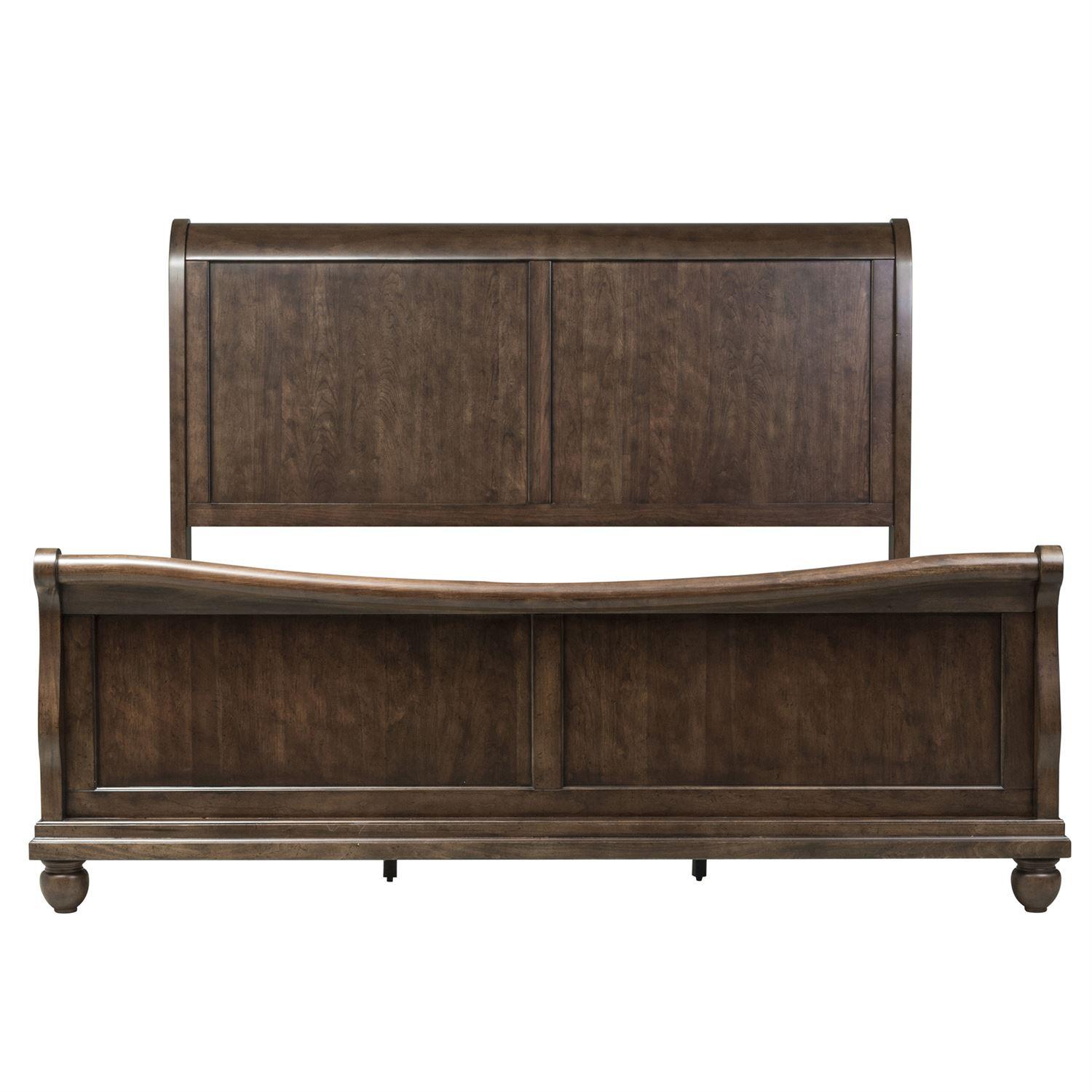  Size_King --  Rustic Traditions 589-BR-KSL King Sleigh Bed IMAGE 8