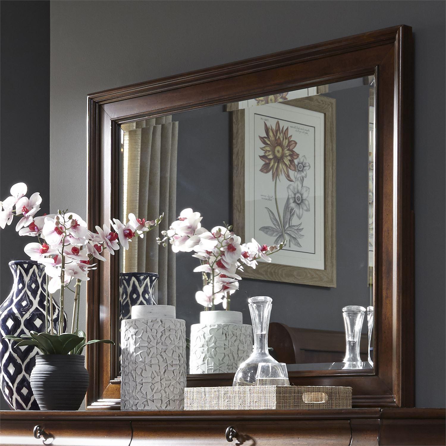  Liberty Furniture Industries Inc. Rustic Traditions Dresser Mirror 589-BR51 IMAGE 1