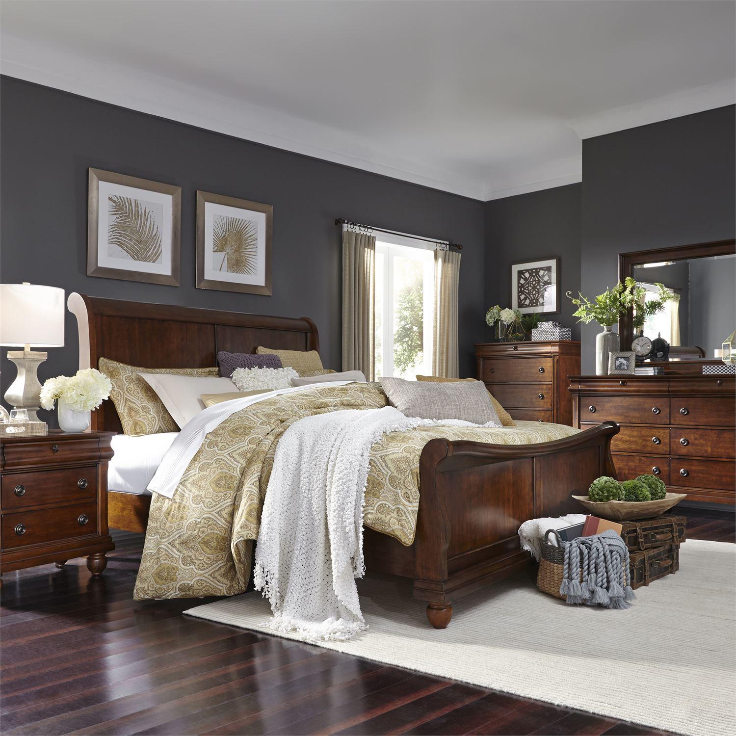  Liberty Furniture Industries Inc. Rustic Traditions Dresser Mirror 589-BR51 IMAGE 5