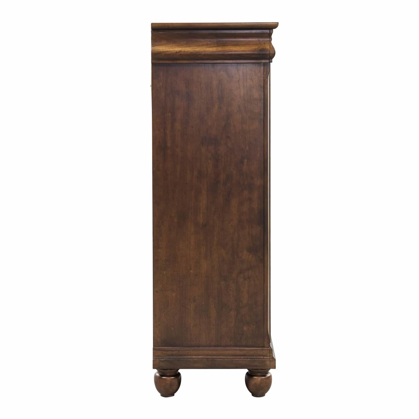  Liberty Furniture Industries Inc. Rustic Traditions 5-Drawer Chest 589-BR41 IMAGE 4