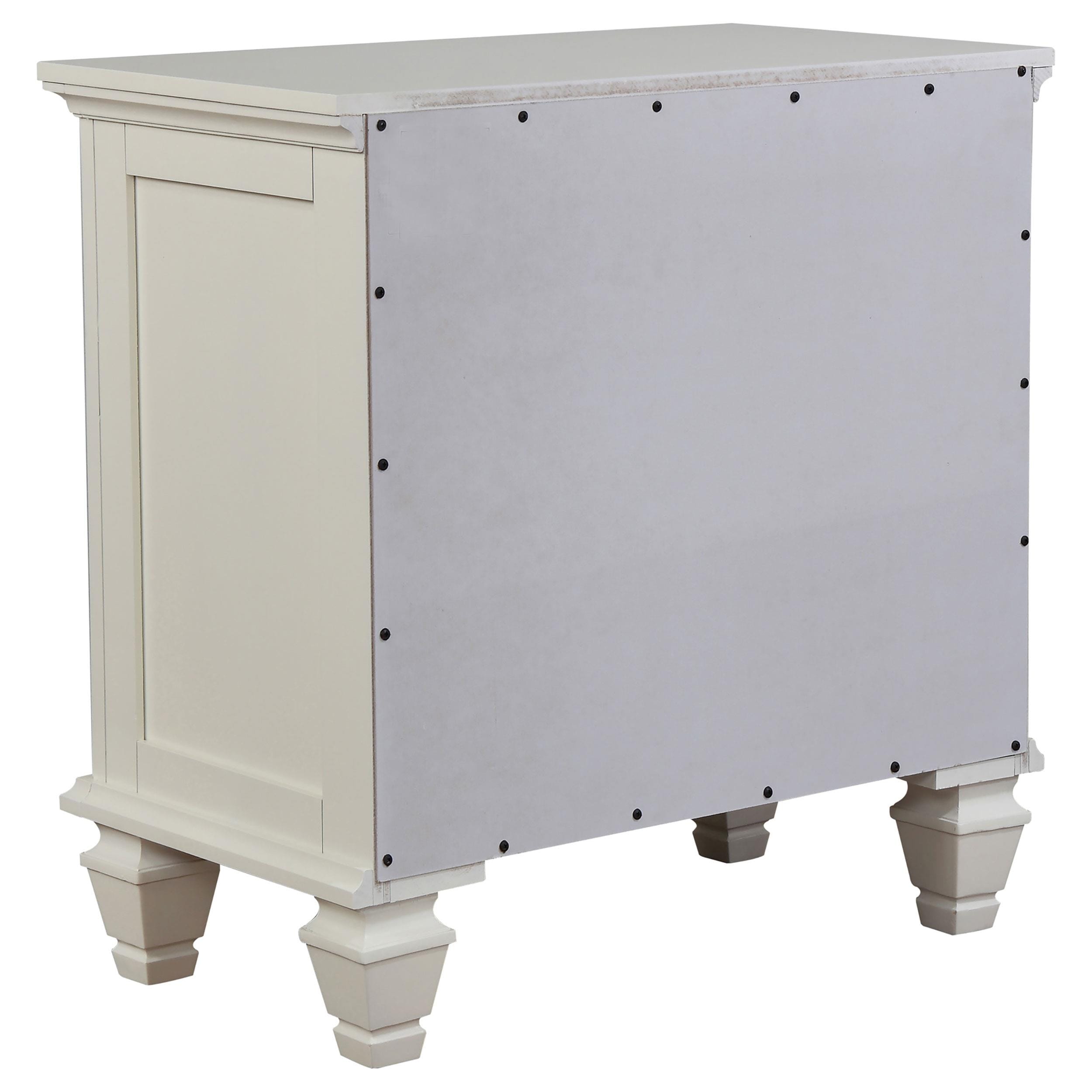  Coaster Furniture Sandy Beach 201302 3-Drawer Nightstand - Cream White IMAGE 5