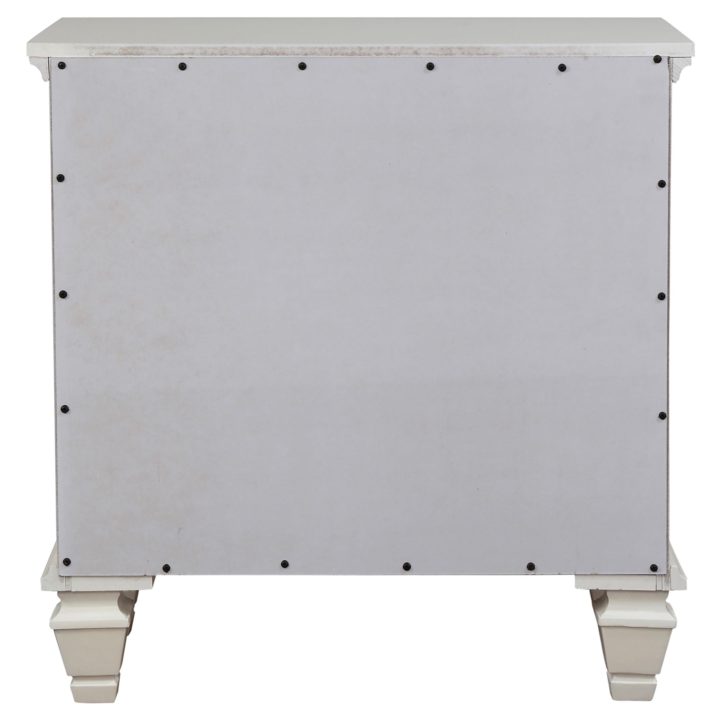  Coaster Furniture Sandy Beach 201302 3-Drawer Nightstand - Cream White IMAGE 6