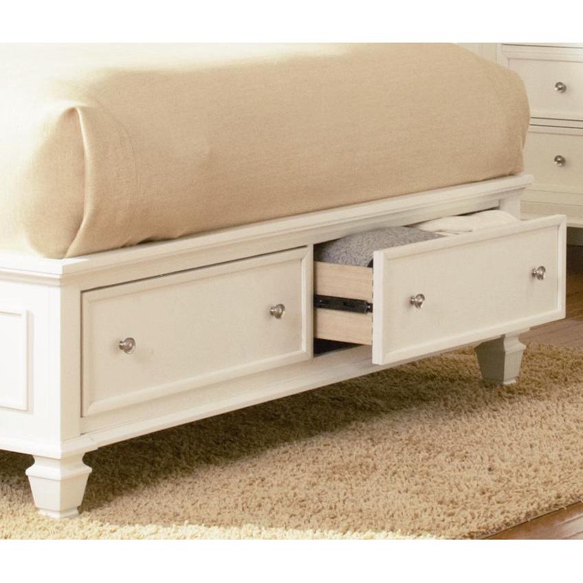  Size_Queen --  Coaster Furniture Sandy Beach Panel Bed with Storage IMAGE 2