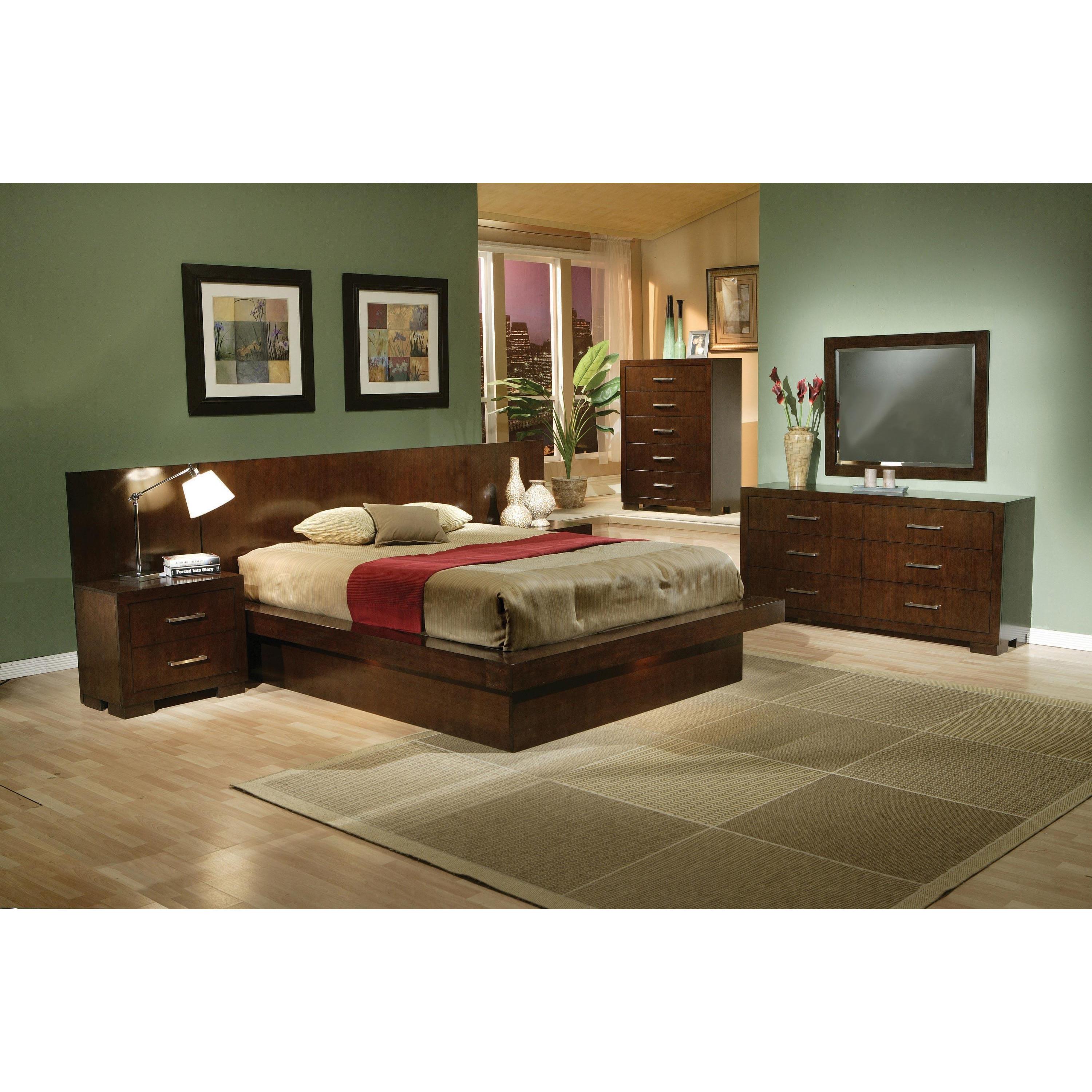  Coaster Furniture Jessica 200714 Dresser Mirror - Cappuccino IMAGE 5