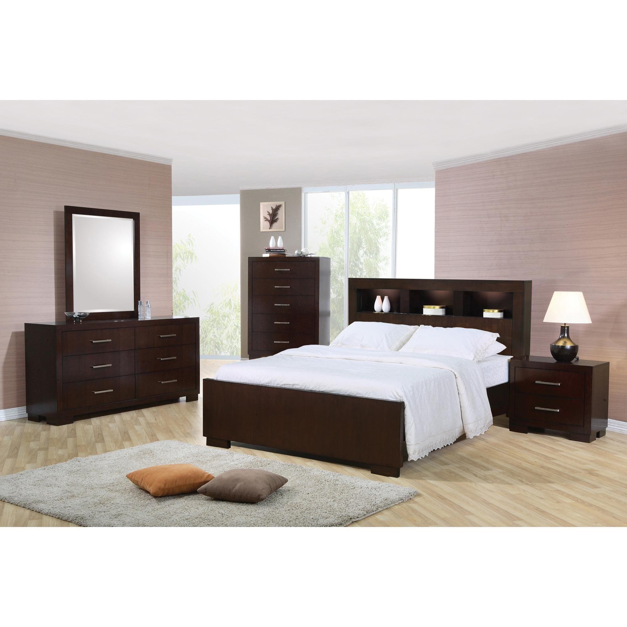  Coaster Furniture Jessica 200714 Dresser Mirror - Cappuccino IMAGE 7