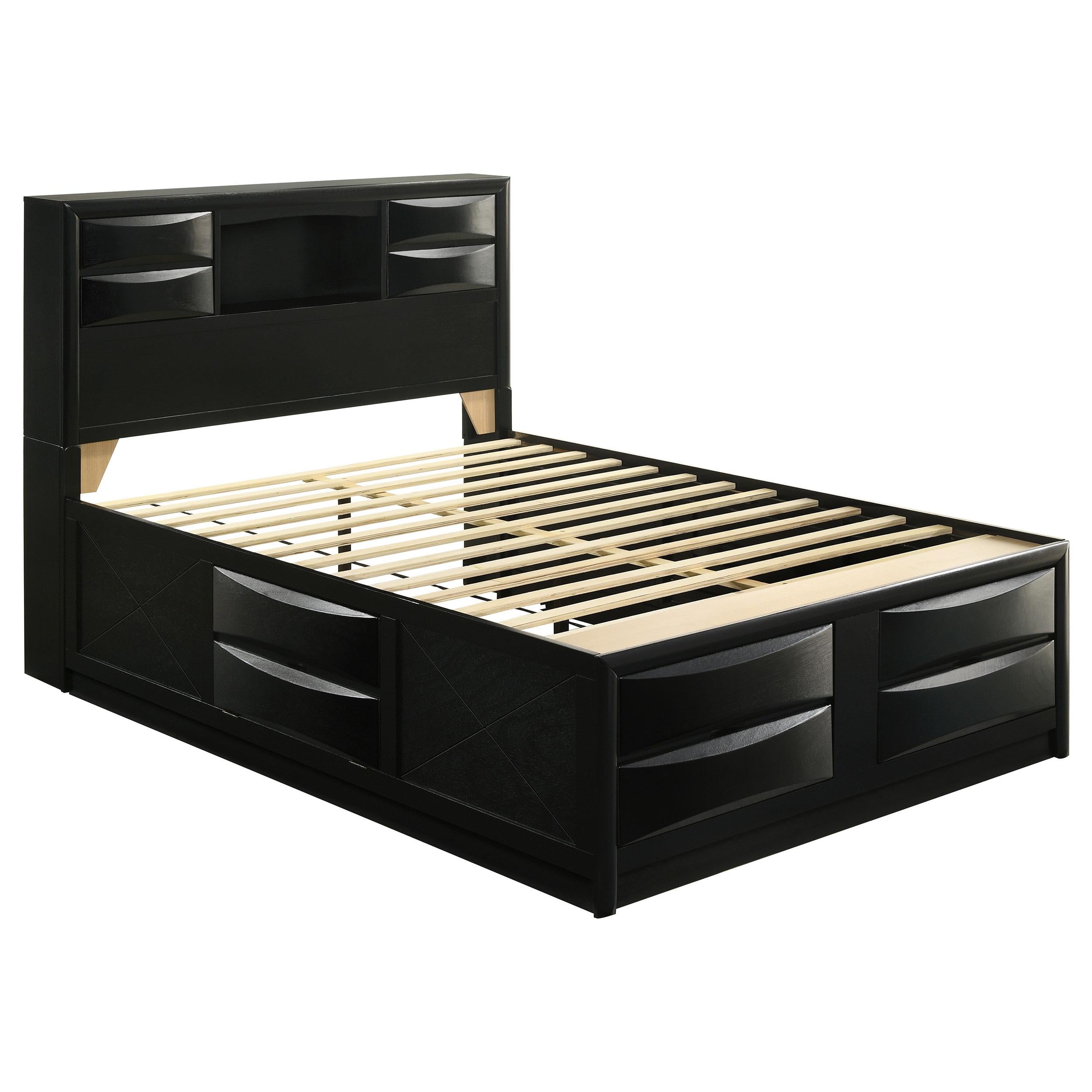  Size_Queen --  Coaster Furniture Briana Bookcase Bed with Storage IMAGE 1