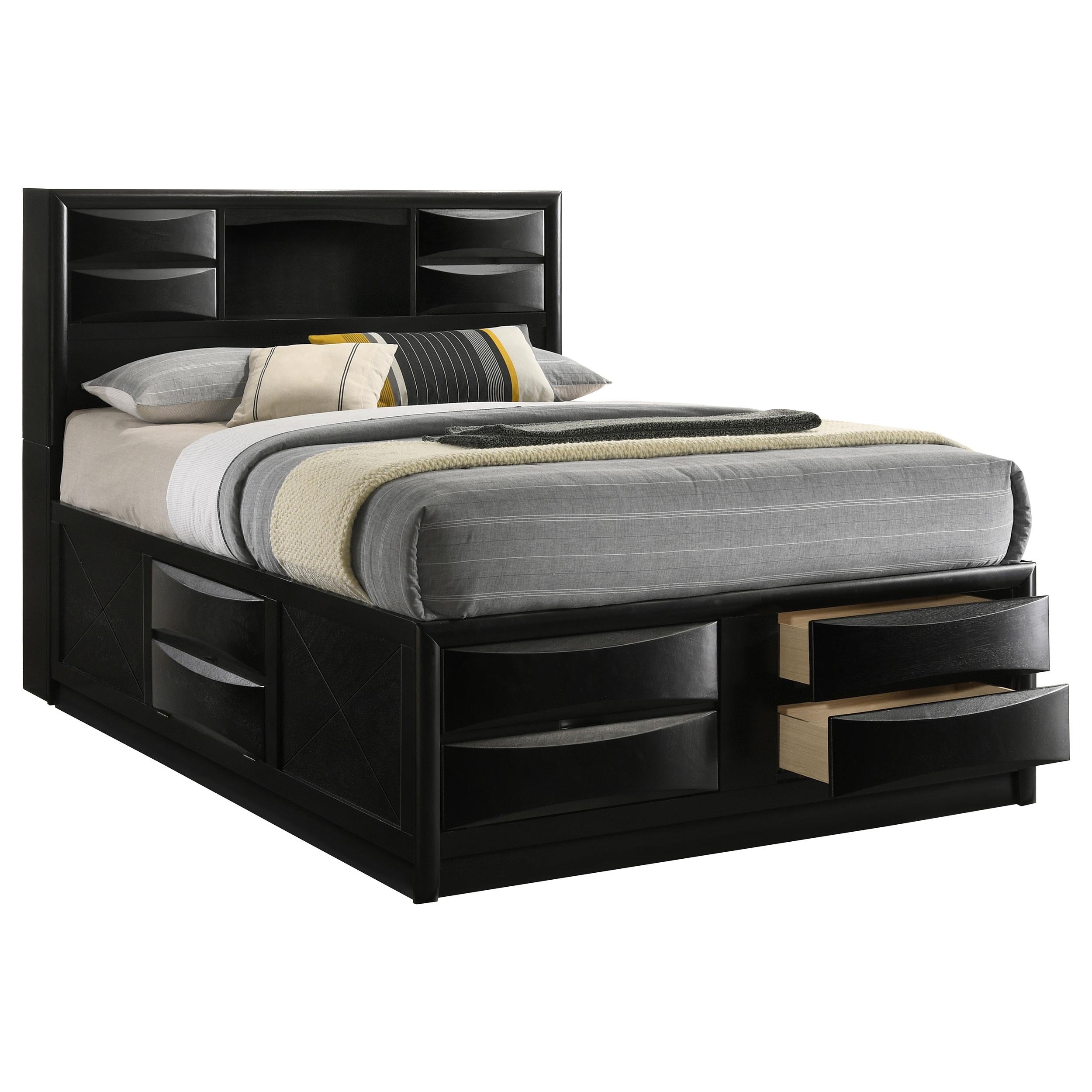  Size_Queen --  Coaster Furniture Briana Bookcase Bed with Storage IMAGE 2