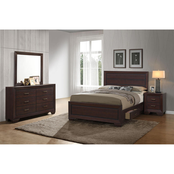Coaster Furniture Kauffman 204390KE 6 pc King Bedroom Set with Storage