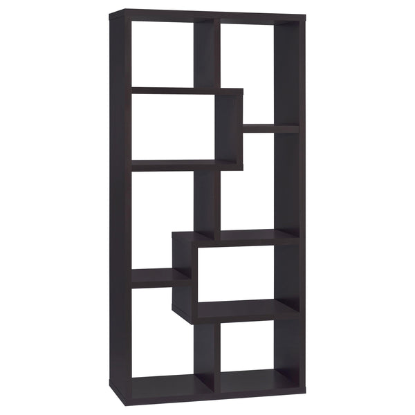 Coaster Furniture Theo 800264 71-inch 7-shelf Bookshelf - Cappuccino