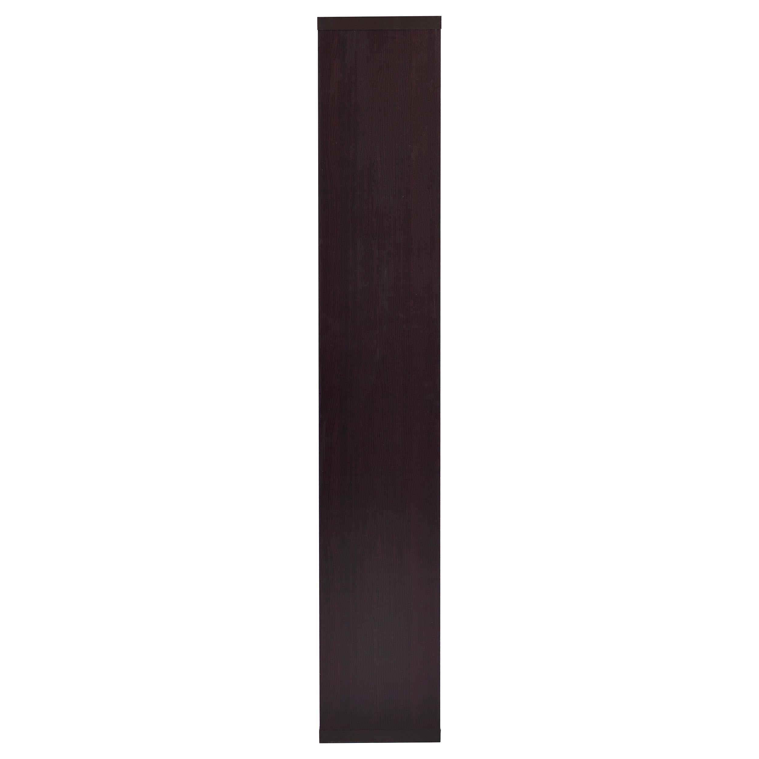  Coaster Furniture Theo 800264 71-inch 7-shelf Bookshelf - Cappuccino IMAGE 4