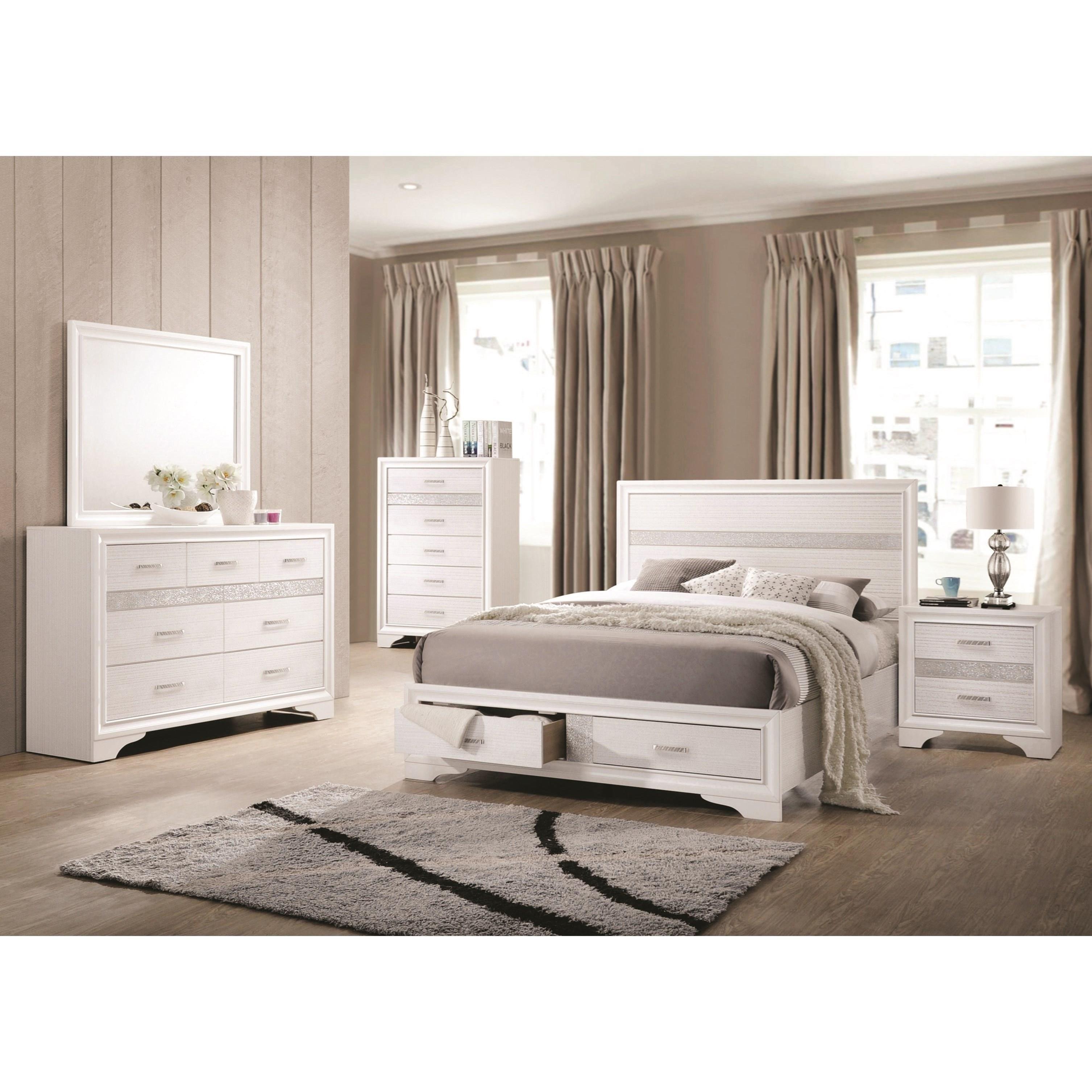  Coaster Furniture Miranda 205111KW 6 pc California King Storage Bedroom Set IMAGE 1